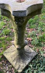 Tuinbeeld vintage fontein basis / zuil standaard zuil beton, Antiek en Kunst, Ophalen