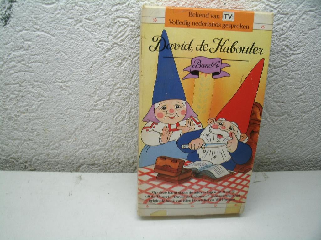 vhs 140a david de kabouter 4, Cd's en Dvd's, Alle leeftijden, Ophalen of Verzenden, Zo goed als nieuw