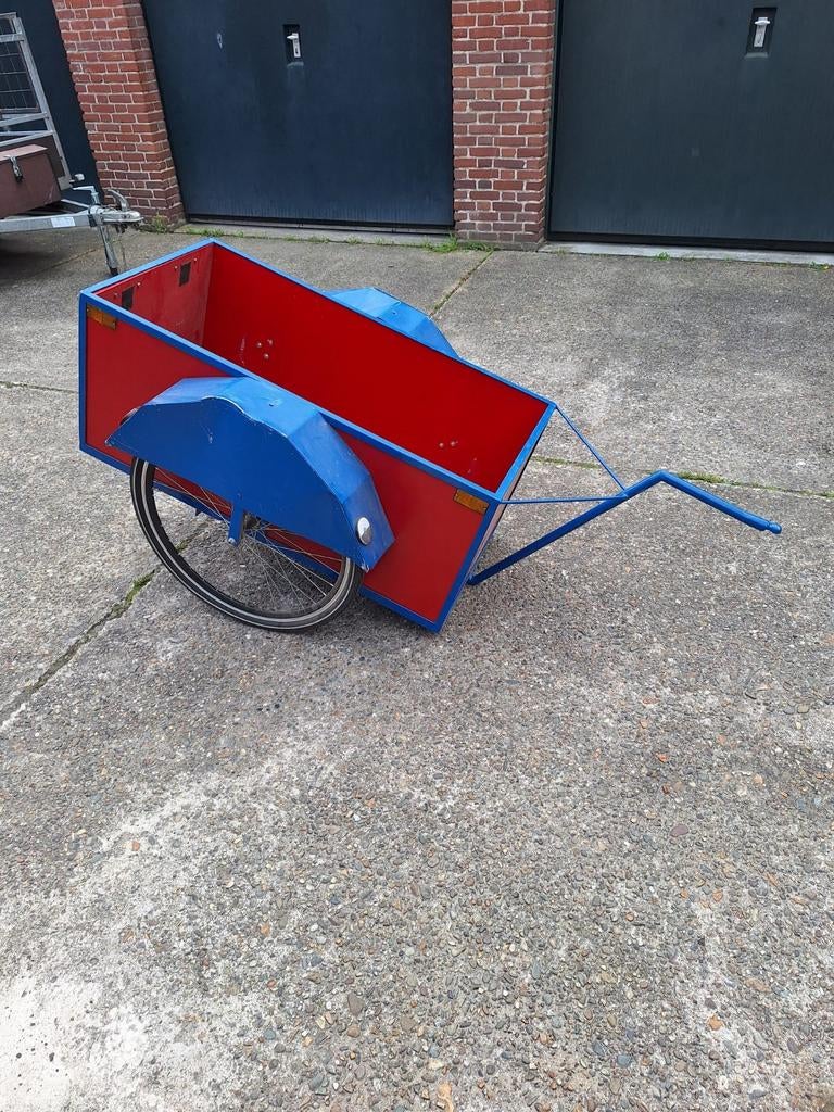 Stevige fietskar, ideaal voor bagage of huisdier, Ophalen, Gebruikt, Bagagekar, 40 tot 60 kg