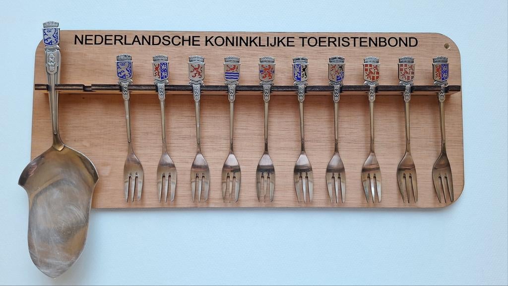 Zeldzaam ANWB verzilverd gebakset., Ophalen of Verzenden