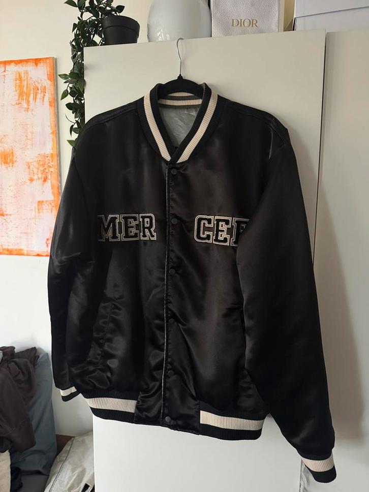 Bomberjack Mercer Tweezijdig, Kleding | Heren, Jassen | Zomer, Zo goed als nieuw, Zwart, Ophalen of Verzenden