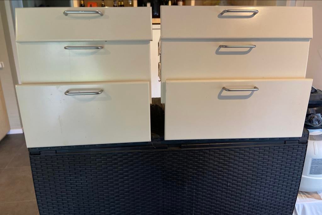 Keuken lades, Ophalen, Minder dan 50 cm, Gebruikt, 5 laden of meer