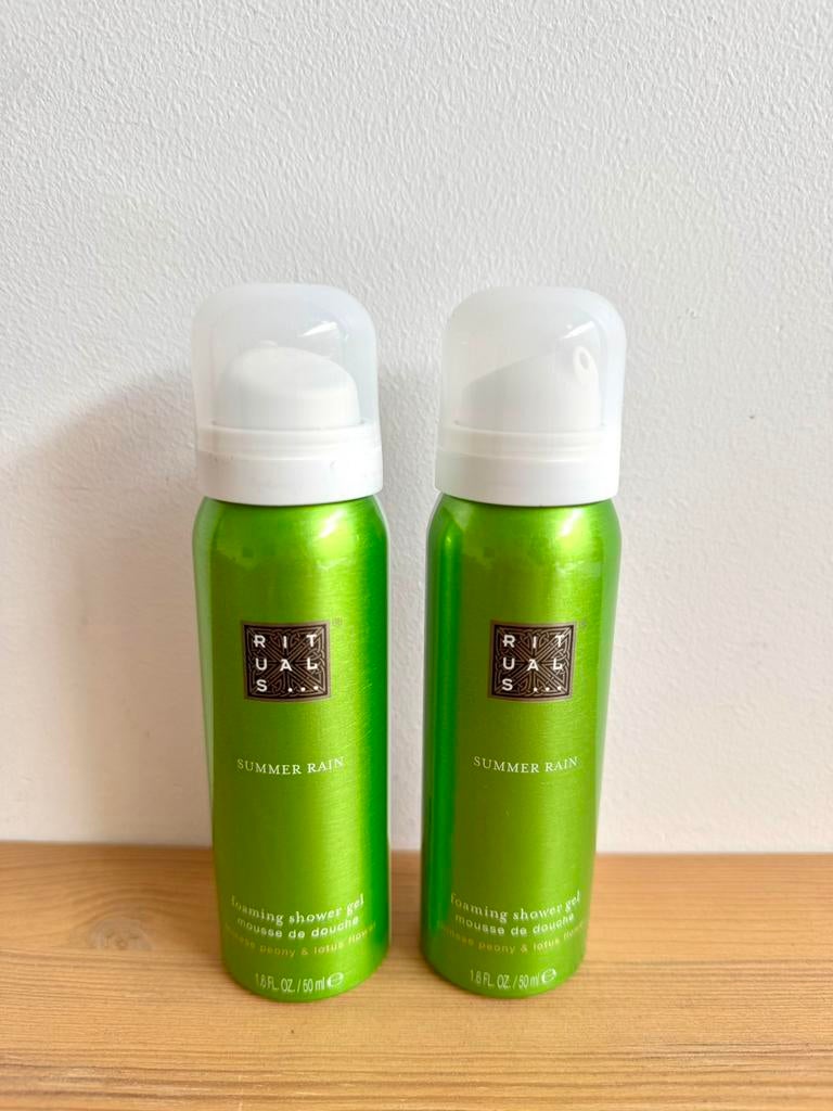 Nieuw Rituals Summer Rain mini douche foam 50ml, Verzenden, Nieuw, Bad & Douche
