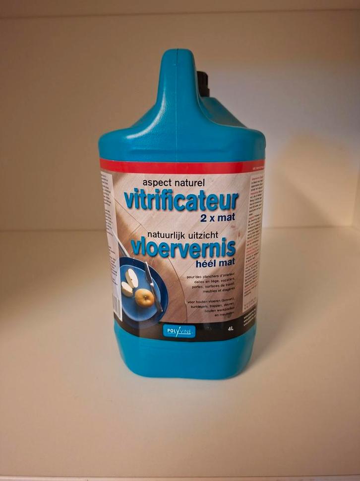 Polyvine Vloervernis - Natuurlijk Uitzicht, Heel Mat (4L), Doe-het-zelf en Verbouw, Verf, Beits en Lak, Nieuw, Lak, Minder dan 5 liter