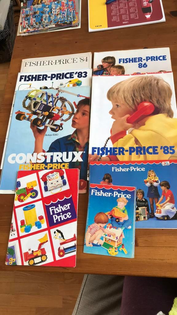 Fischer Price oudeBrochures, Ophalen of Verzenden, Nieuw