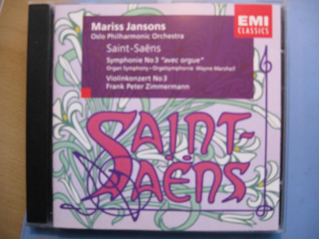 Saint-Saëns, 3e symphonie, 3e vioolconcert, Jansons, Ophalen of Verzenden, Romantiek, Gebruikt, Orkest of Ballet