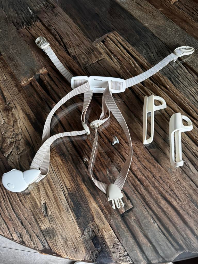 Stokke tuigje met beugels, Tripp Trapp stoel, Kinderen en Baby's, Kinderstoelen, Ophalen of Verzenden, Gebruikt, Meegroeistoel