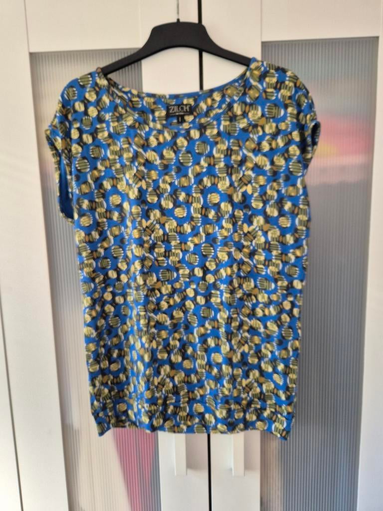 Tshirt van Zilch, Maat 38/40 (M), Blauw, Ophalen of Verzenden, Zo goed als nieuw