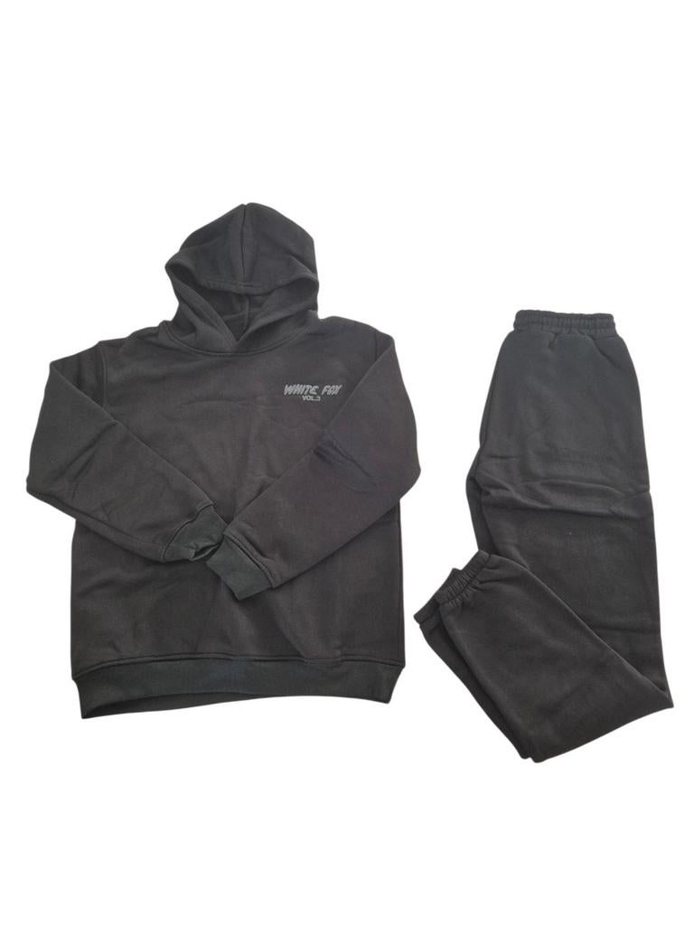 White Fox Dames Trainingspak Zwart - Maat S Nieuw, Kleding | Dames, Huispakken, Zwart, Nieuw, Ophalen of Verzenden, Maat 36 (S)