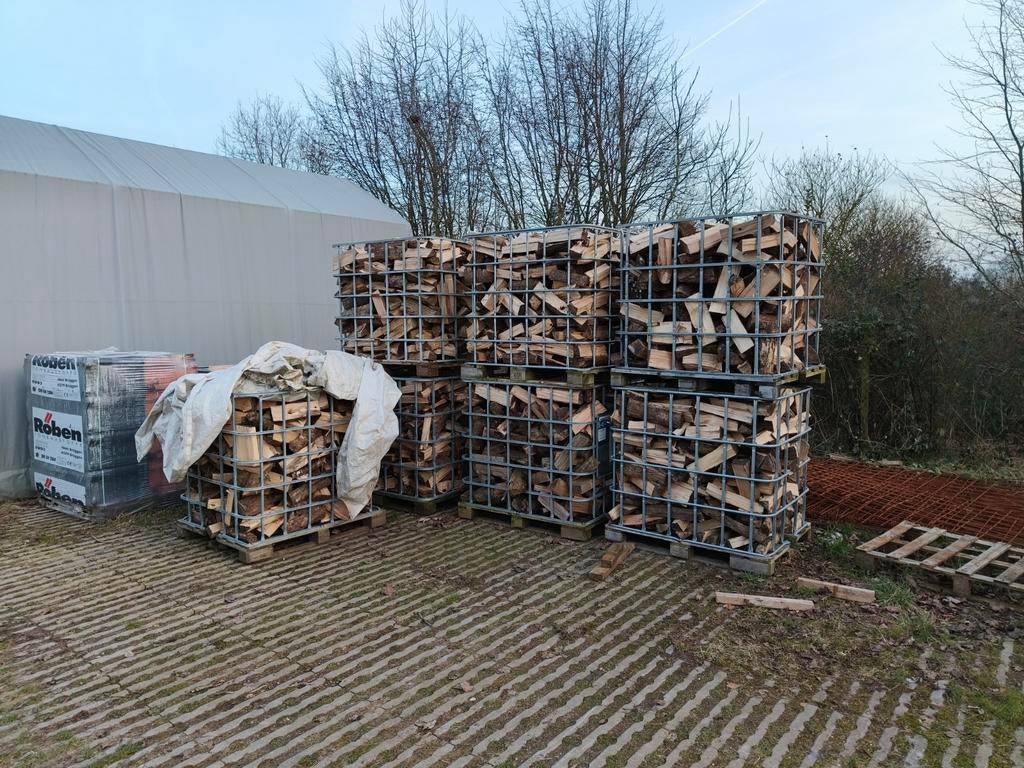 Haard hout, eik/es 2024/2025, Tuin en Terras, Haardhout, 6 m³ of meer, Ophalen, Eikenhout, Blokken