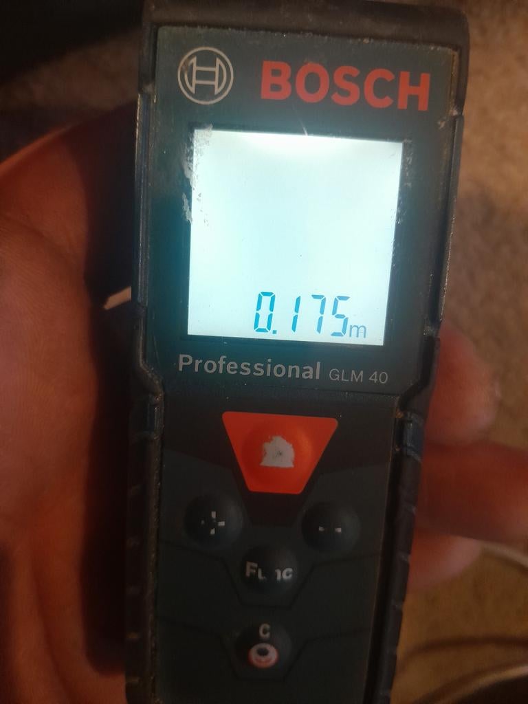 Bosch Professional GLM 40 Laser Afstandsmeter, Ophalen of Verzenden, Gebruikt, Afstand
