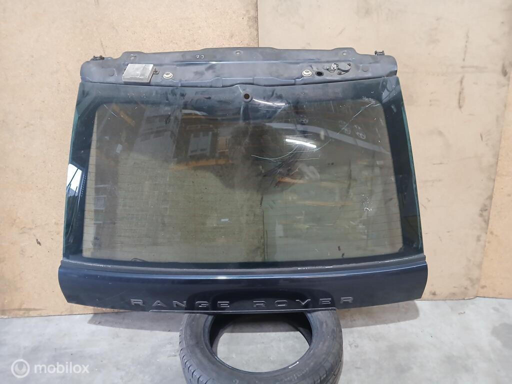 Achterklep Range Rover L322 Vogue Achter klep ruit blauw, Land Rover, Achterklep, Ophalen of Verzenden, Gebruikt