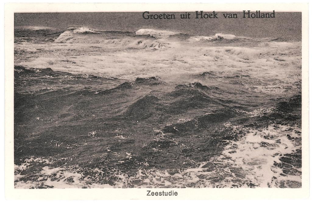 939377 Hoek van Holland 1927 ZH Gelopen met postzegel