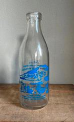 Franse melkfles blauw, Antiek en Kunst, Ophalen of Verzenden