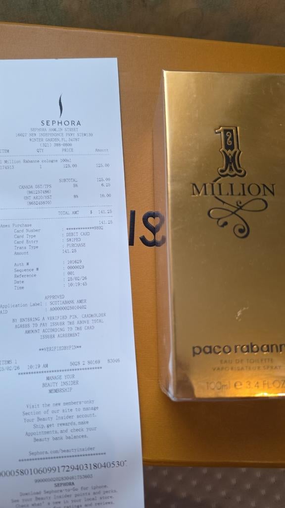 One Million Parfum 100ml, Ophalen of Verzenden, Nieuw