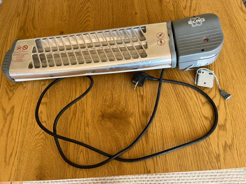 Elro terrasverwarmer elektrisch, Ophalen of Verzenden, Gebruikt