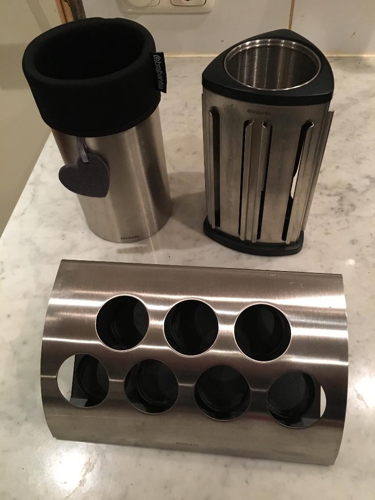 Brabantia RVS Keukenbenodigheden 2, Ophalen, Zo goed als nieuw