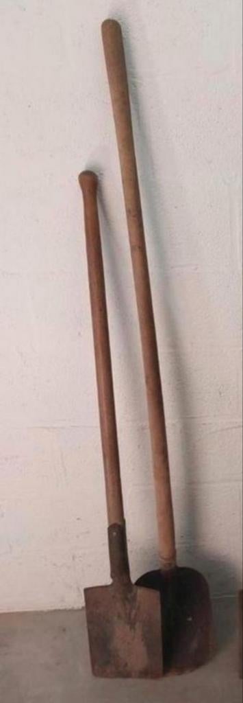 1 schop, 1 steekschop, Tuin en Terras, Ophalen, Schop