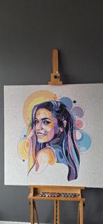 Jutta leerdam origineel handgemaakt 3 D schilderij pop-art, Antiek en Kunst, Ophalen of Verzenden