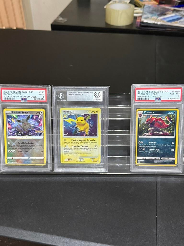 Psa en beckett Pokémon slabs, Ophalen of Verzenden, Zo goed als nieuw