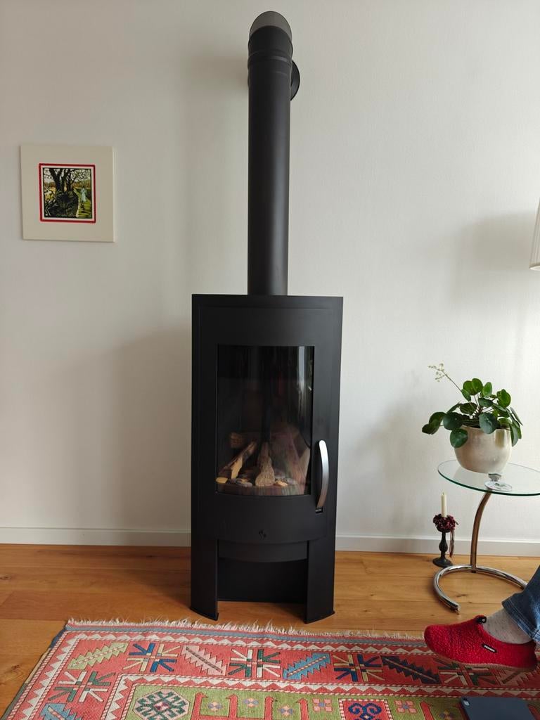 Kachel, Ophalen, Gas, Zo goed als nieuw, Vrijstaand