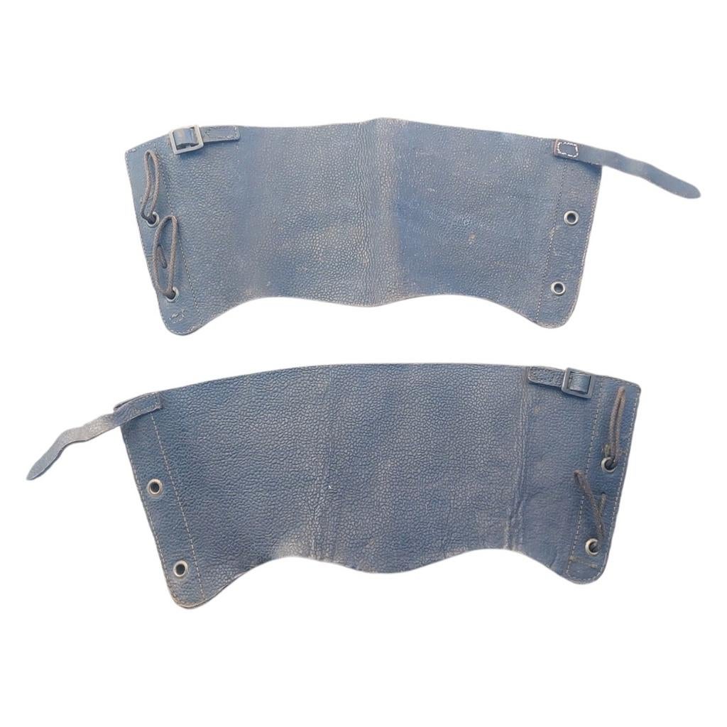 Leren Engelse Beenkappen (Anklets) Civil Defence, Ophalen of Verzenden, Engeland