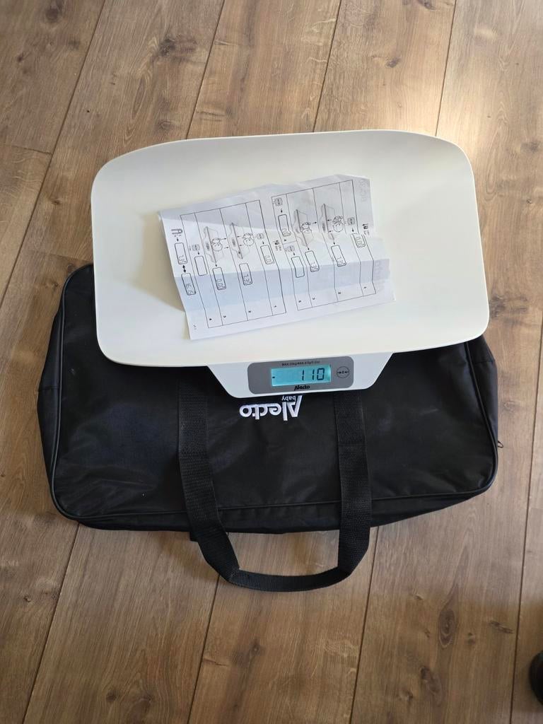 Alecto bc30 babyweegschaal, Ophalen