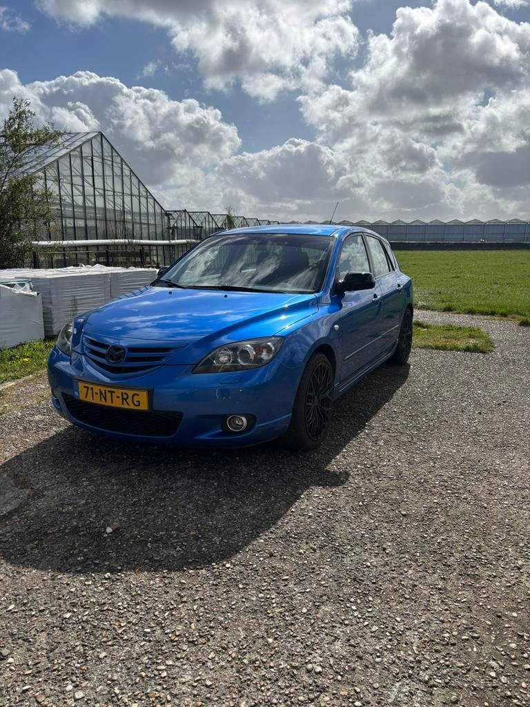 Mazda 3 2.0, Auto's, Mazda, Particulier, Benzine, Hatchback, Handgeschakeld, Blauw, Voorwielaandrijving, Onderhoudsboekje, Ophalen