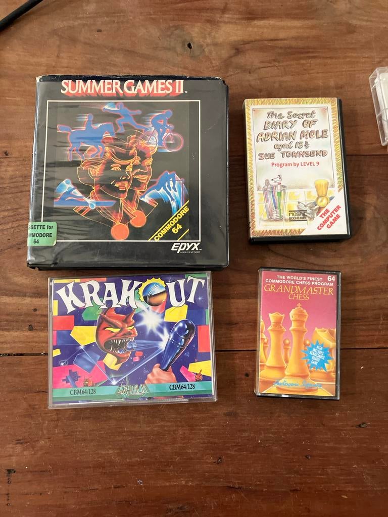 Originele Commodore 64 cassette games, Ophalen of Verzenden