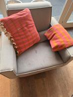 Grote draaifauteuil van viltstof - Opknapper, Huis en Inrichting, Fauteuils, Ophalen, Gebruikt, Stof, 75 tot 100 cm