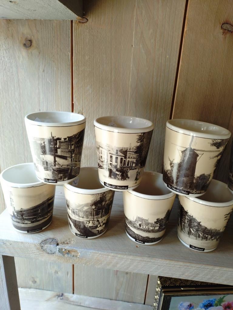 11 mokken van  VEENENDAALSE  plekjes €1 p.stuk, Ophalen of Verzenden, Onbekend, Onbekend, Onbekend