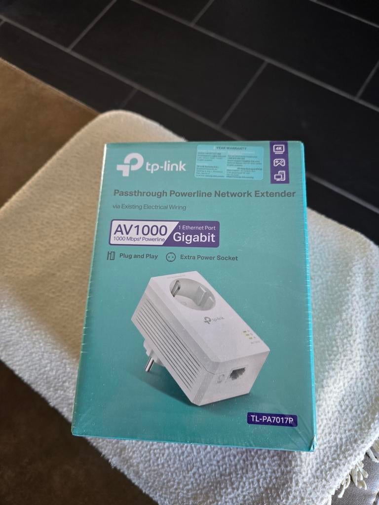 TP-Link Powerline Adapter TL-PA7017P - Nieuw in doos, Ophalen of Verzenden, Nieuw, TP-Link