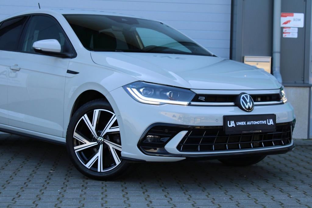 Volkswagen Polo 1.0 TSI | DSG | HIGHLINE BUSINESS R | R LINE, Auto's, Stof, Gebruikt, Zwart, 95 pk