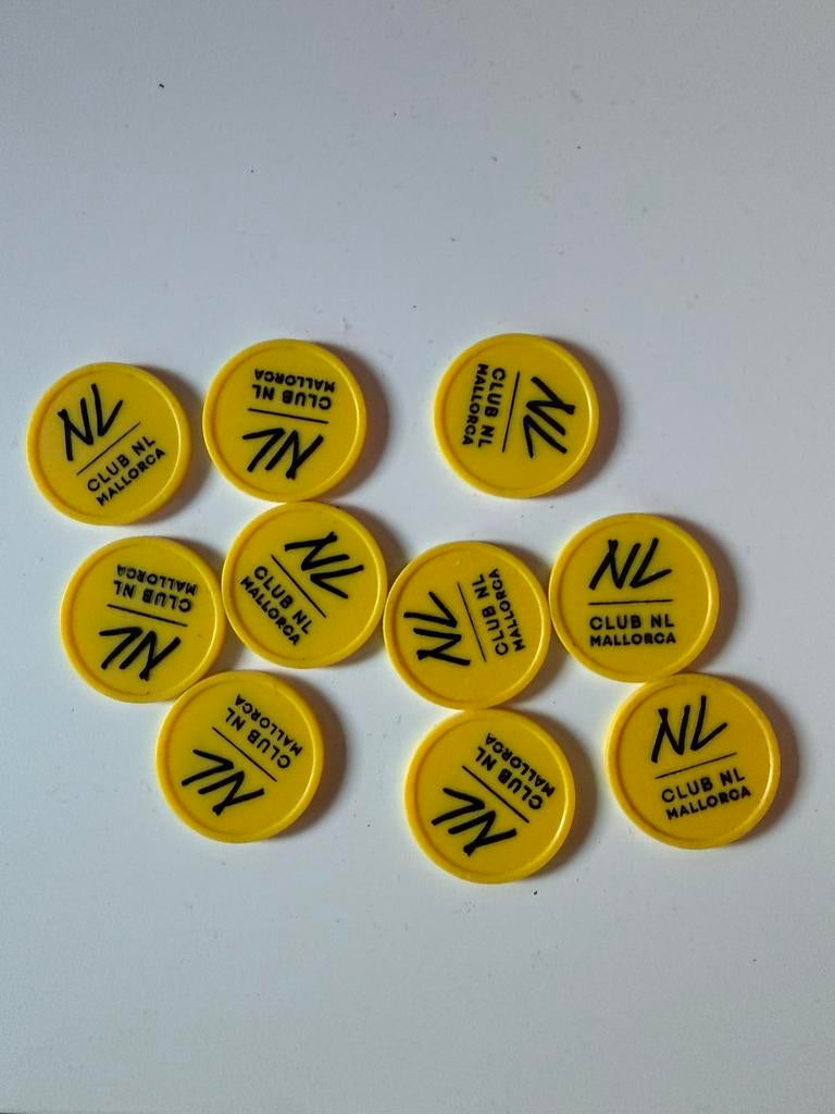 10x Munten Club NL Mallorca, Ophalen of Verzenden