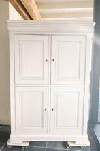 Puntgave kast van kersenhout, Huis en Inrichting, Kasten | Kledingkasten, Ophalen, Met deur(en), 100 tot 150 cm, Zo goed als nieuw