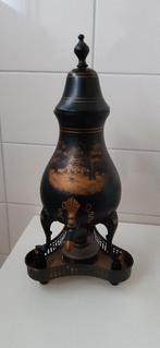 Kraantjeskan Metawa handgeschilderd, Antiek en Kunst, Antiek | Tin, Ophalen of Verzenden