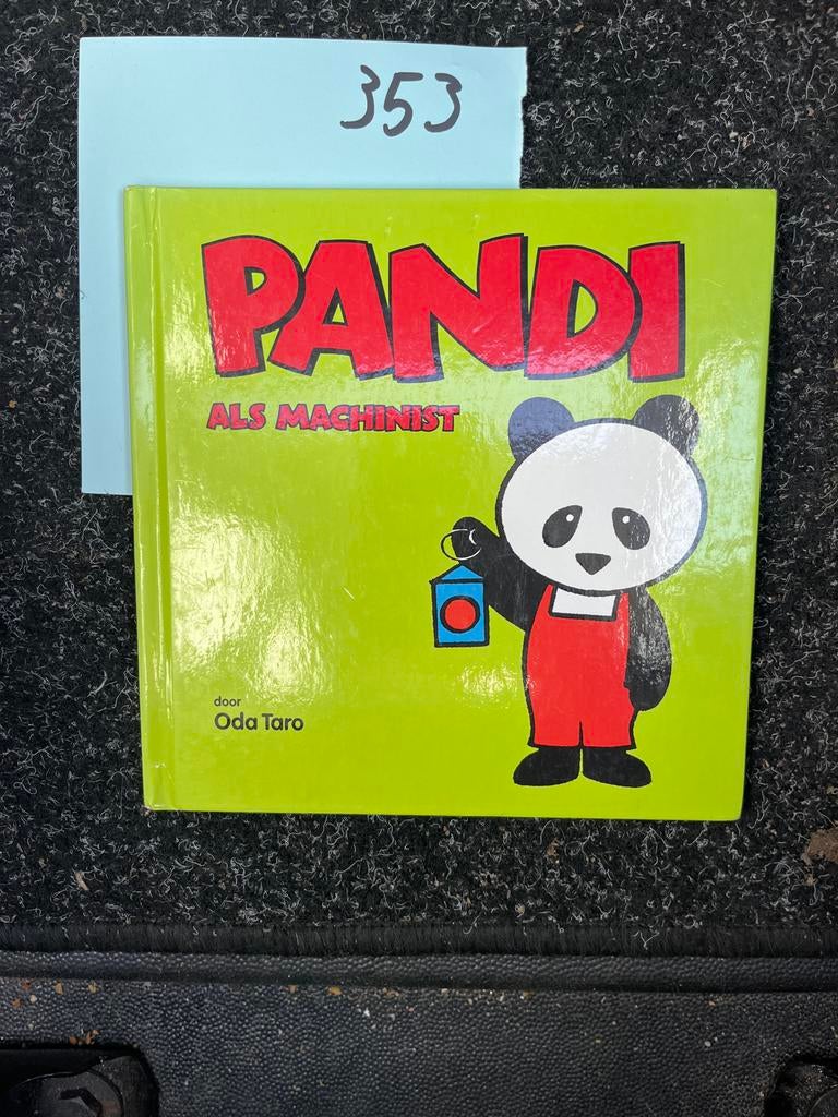 Pandi als Machinist - Kinderboek door Oda Taro, Boeken, Ophalen of Verzenden, Zo goed als nieuw, Fictie algemeen