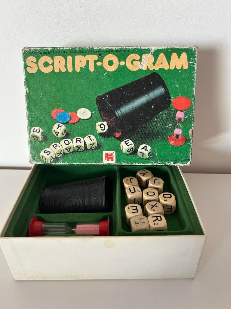 Script-O-Gram Woordspel - Compleet en in goede staat, Verzenden, Gebruikt, Overige typen