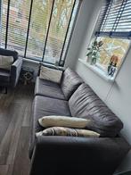 Sissy Boy Leren Bank en Fauteuil - Grijs, Perfecte Staat, Ophalen, Modern, Industrieel, 150 tot 200 cm, Tweepersoons