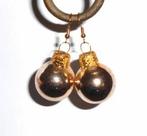 Oorbellen Kerstballen Goudkleurig Kerst Oorballen, Overige materialen, Hangers, Nieuw, Ophalen of Verzenden