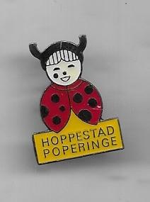HOPPESTAD PIN, Ophalen of Verzenden, Gebruikt, Overige onderwerpen, Speldje of Pin