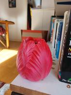 Knalroze design vaas, Ophalen of Verzenden, Overige kleuren, Glas, Minder dan 50 cm