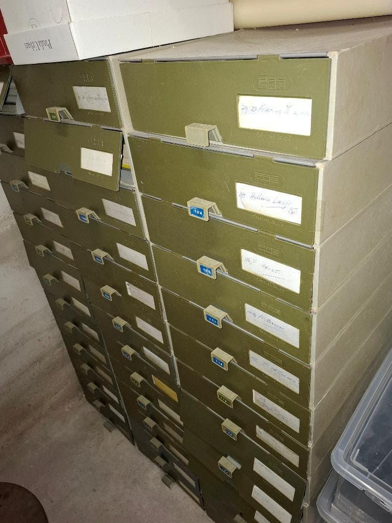Archiefkast, ladekast, ladeboxen, ladewand., Huis en Inrichting, Kasten | Overige, Ophalen, Gebruikt
