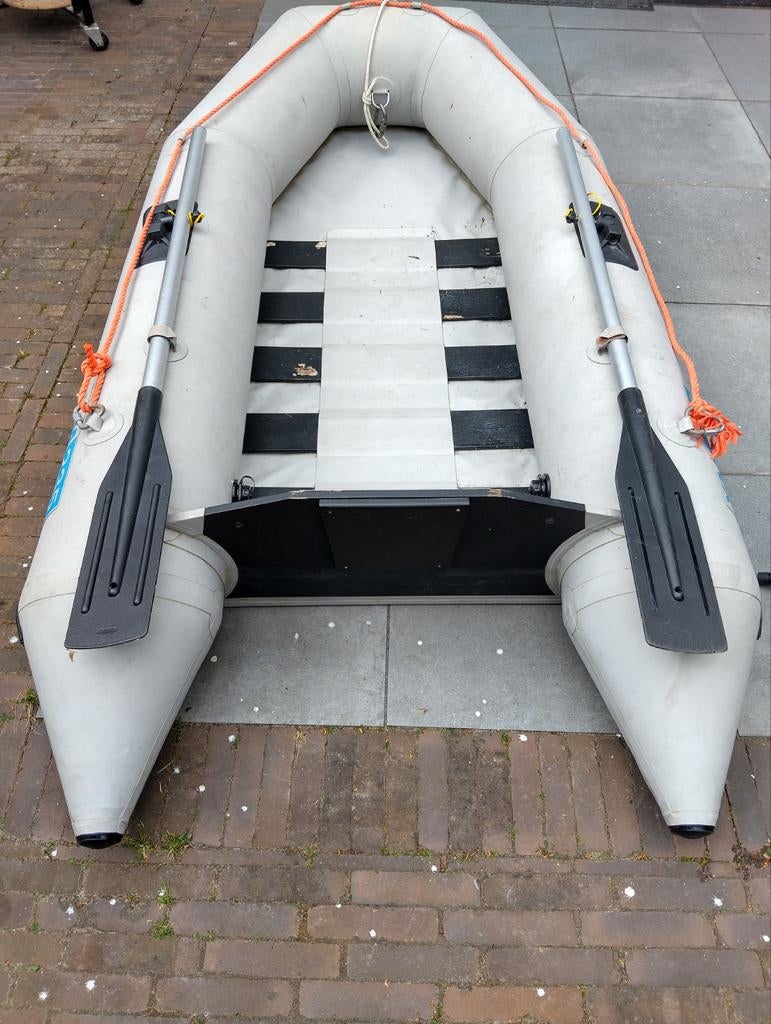 rubberboot met peddels, Watersport en Boten, Peddels, Ophalen, Gebruikt