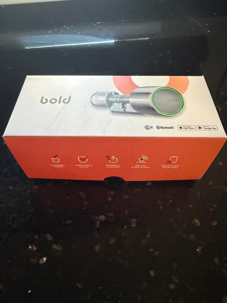 Bold smartlock SX33, Doe-het-zelf en Verbouw, Hang- en Sluitwerk, Ophalen, Zo goed als nieuw, Rvs, Slot