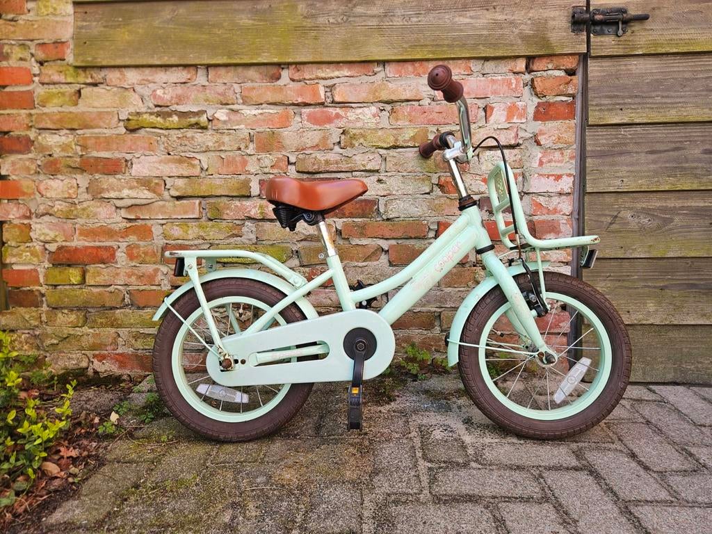 Popal Cooper kinderfiets - 12 inch - mintgroen, Ophalen, Gebruikt, Minder dan 16 inch, Popal