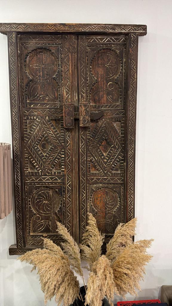 Uniek handgesneden houten paneel - decor, Ophalen