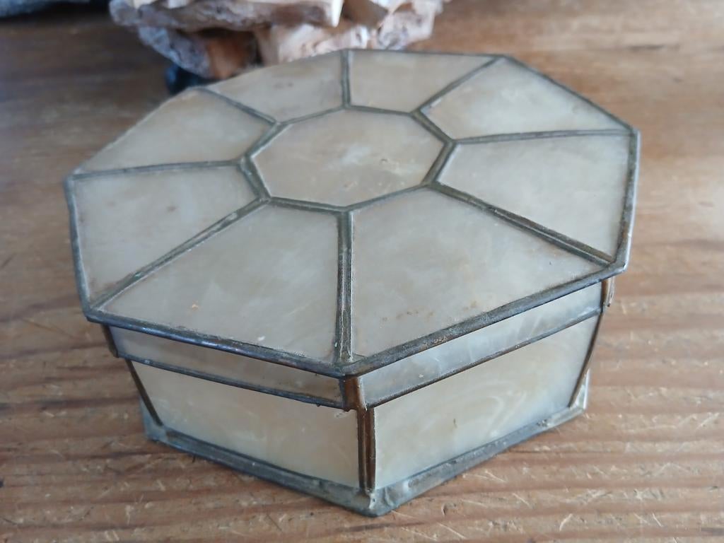 Vintage Capice schelpendoosje, Ophalen of Verzenden