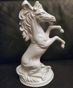Porseleinen paardenbeeld - Wit, steigerend paard, Verzenden