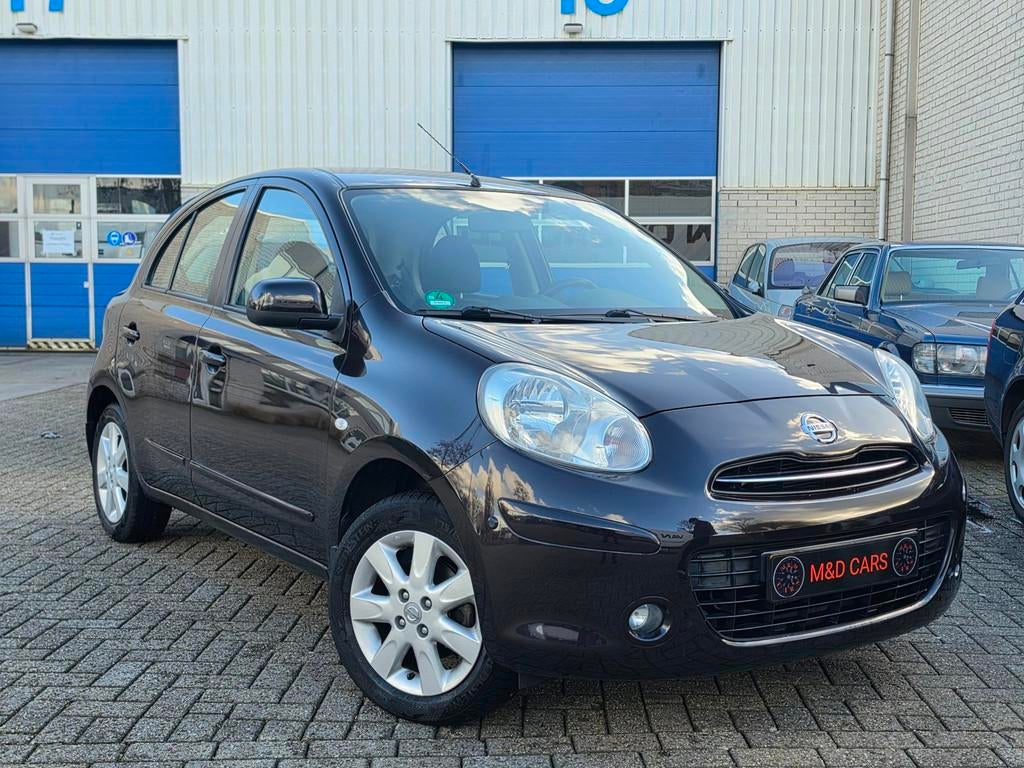 Nissan Micra 1.2 Connect Edition AUTOMAAT/AIRCO/NAP/1STE EIG, Euro 5, Stof, Gebruikt, Overige kleuren